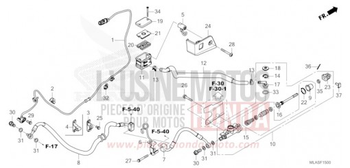 REAR BRAKE MASTER CYLINDER CMX1100AS de 2025
